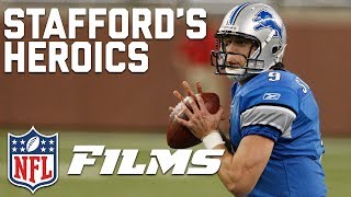 Matthew Stafford Micd Up in GameWinning Heroics vs Browns 2009  NFL Films Presents [upl. by Scrogan]