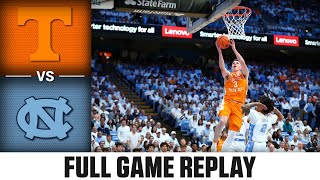 Tennessee vs North Carolina Full Game Replay  202324 ACC Men’s Basketball [upl. by Ahsiled]