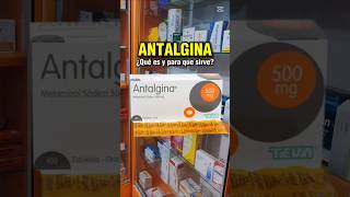 Antalgina para qué sirve dosis y como se toma farmacologia farmacia medicamentos medicina [upl. by Laleb601]