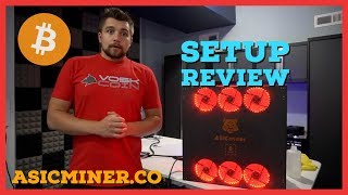 How To Setup All AsicMinerCo Miners  8 Nano Review 40 THs Bitcoin ASIC Miner  Liquid Cooling [upl. by Areivax]