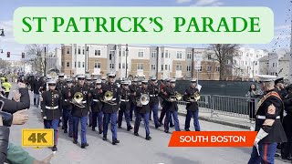 4K Bostons Saint Patricks Day Parade 2023 I🇮🇪☘️ [upl. by Atirak714]