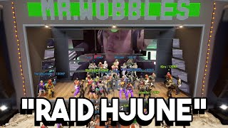 EVERYBODY RAID HJUNE  Mr Wobbles Twitch Rivals 2023 [upl. by Larentia507]