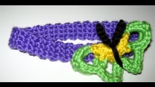 how to crochet a basic headband simple and easy [upl. by Azila897]