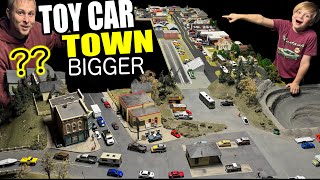 DAD Builds TOY CAR TOWN We made are Real House 164 scale Diorama [upl. by Nyrahs]