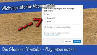 2 Tipps Die Glocke in Youtube  Playlisten nutzen [upl. by Sudnor]