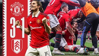 WHAT A GAME 🔥  Man Utd 31 Fulham  Highlights [upl. by Eltsirc]