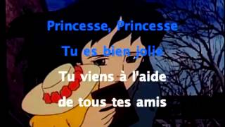 Princesse Sarah  Générique Karaoké instrumental [upl. by Dlareg]