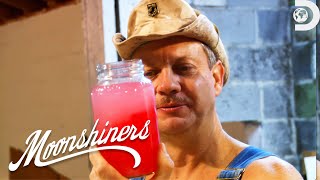 Tim Races to Create a Spicy Cinnamon Holiday Moonshine  Moonshiners  Discovery [upl. by Yrellav194]