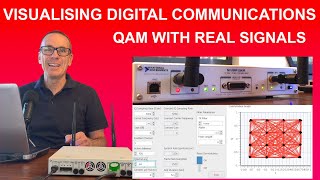 Visualising Digital Communications QAM with Real Signals [upl. by Ainoet]