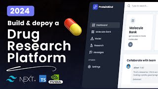 Build and Deploy A Drug Research Platform with Nextjs14 Typescript Tailwind amp NVIDIA AI Models [upl. by Rehpatsirhc]