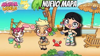 NUEVO MAPA DE PLAYA ¿COMO DESBLOQUEARLO VIAJA EN AVION AVATAR WORLD karola20 [upl. by Allegra]