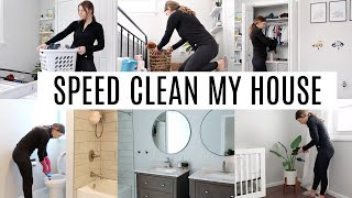 SPEED CLEAM MY HOUSE  CLEANING MOTIVATION 2022 [upl. by Nnylahs909]