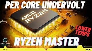 Ryzen Master Simple Undervolt  Lower Temps  Increase Performance  5000 amp 7000 Series CPU [upl. by Anita852]