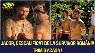 Jador a fost descalificat de la Survivor România All Stars si trimis acasa [upl. by Ramar]