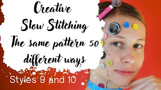 Inspire and Teach YOURSELF to Create Slow Stitched Art Using Fabric Scraps and Simple Stitches [upl. by Cassy]