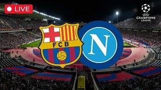 Barcellona Napoli 31 🔴 LIVE Reaction e postpartita con i tifosi napoletani ⚽ Champions League [upl. by Jamaal]