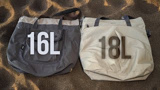 Bellroy Cinch Tote vs Lite Totepack [upl. by Nordna110]