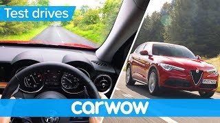 Alfa Romeo Stelvio SUV 2018 POV review  Test Drives [upl. by Viki407]