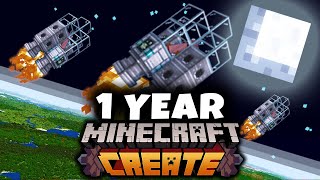 We Survived 1 YEAR in the CREATE MOD FULL MOVIE [upl. by Rehpinej]