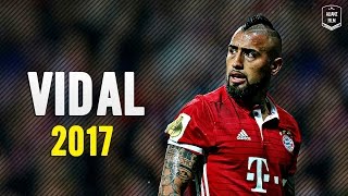 Arturo Vidal  Crazy Defensive Skills x Goals 2017  HD [upl. by Acireed339]