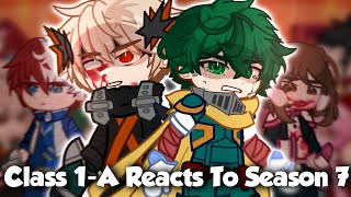 Class 1A Reacts To Season 7  BNHAMHA  GachaLife2  JovyTheElf [upl. by Kerstin]