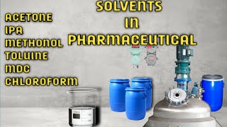 solvents in pharma production company  solvents  telugu pharmaceutical [upl. by Ecarg]