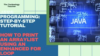 Java Tutorial Print ArrayList with Enhanced For Loop [upl. by Tijnar]