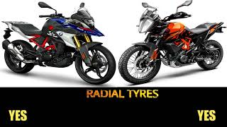 BMW G 310 GS VS KTM 390 Adventure specs top speed features ktm390adventure g310gs bmwg310gs [upl. by Coats]