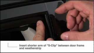 WeatherTech Side Window Deflector with SClips Installation Video [upl. by Ayekan]