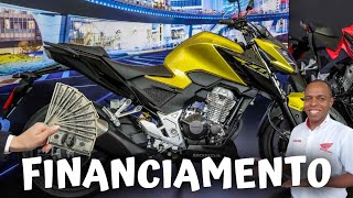 Financiamento da cb 300f twister 2023 com 5 10 e 15 mil ficou inacreditável [upl. by Sparrow167]