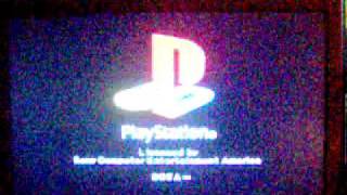 PlayStation 2 Startup Screen with PlayStation 1 Game Inserted [upl. by Eneryt960]