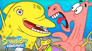 SpongeBob Characters Acting Like ANIMALS For 80 Minutes Straight  SpongeBobOfficial [upl. by Norab651]