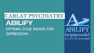 Optimal Abilify Dose for Depression MDD Augmentation with Aripiprazole [upl. by Reynold393]