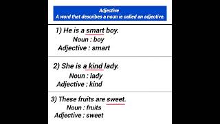 Adjective examples [upl. by Alfredo623]