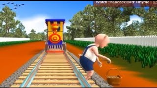 quotPiggy On The Railwayquot  3D Nursery Rhyme For Children with Lyrics  Classteacher Learning Systems [upl. by Ethelyn]