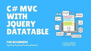 INTRODUCTION TO JQUERY DATATABLE WITH ASPNET MVC [upl. by Ninazan]