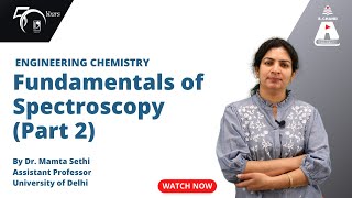 Fundamentals of Spectroscopy Part 2  Engineering Chemistry  S Chand Academy [upl. by Aliac]