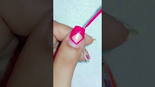 Easy and beautiful Nail design nailart nailcolour naildesign [upl. by Eiggem]