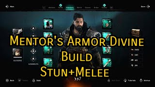 Assassins Creed Valhalla  Mentors Armor Divine Build StunMelee dual swords [upl. by Heise609]