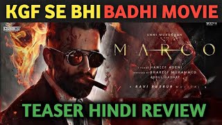 Marco Teaser Review  Marco Movie Teaser Hindi Review  Marco Teaser Hindi Reaction  Marco Teaser [upl. by Eleph64]