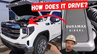 GMC Sierra 1500 30 Duramax Diesel HEAVY DIESEL Mechanic Reviews  How Does It Drives [upl. by Chaim]