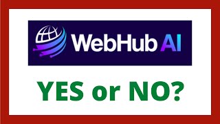 WebHub AI Review  Legit App [upl. by Atenik]