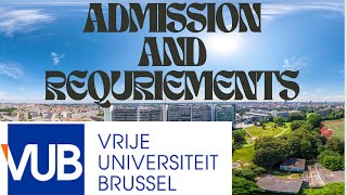 Fee and Admission in VUB  Gpa Requirement in Belgium [upl. by Starbuck603]