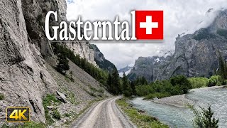 Gasterntal the Secret Hidden Valley in the Swiss Alps 🇨🇭 Driving from Kandersteg to the Gasterntal [upl. by Doralia]