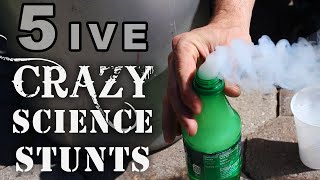 5 Crazy Science Stunts You Cant Try At School [upl. by Ursulette]