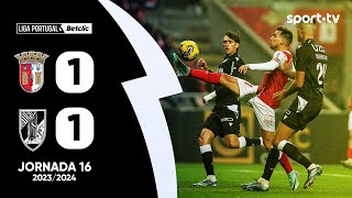 Resumo Braga 11 Vitória SC  Liga Portugal Betclic  sport tv [upl. by Leahcimnaes]