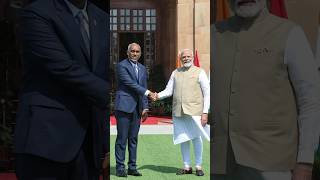 President Mohamed Muizzu of Maldives meets PM Modi in New Delhi  shorts [upl. by Kenna]