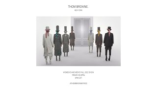 thom browne womens and mens fall 2022 show [upl. by Lewert89]