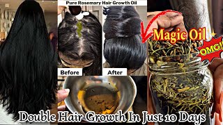 മുടി ഉള്ളോടെ തഴച്ചു വളരാൻ Rosemary Oil💯Affordable HairCare Routine For Faster HairGrowth haircare [upl. by Icak]