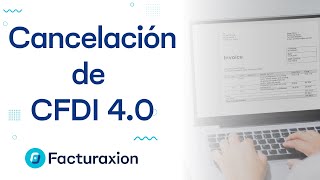 Cancelación de CFDI 40  Portal FX [upl. by Godric]